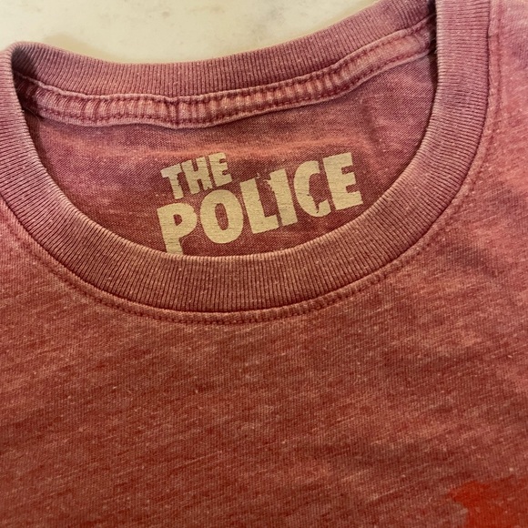 Lucky brand size small vintage looking Police Graphic T-Shirt -EUC - Picture 4 of 4